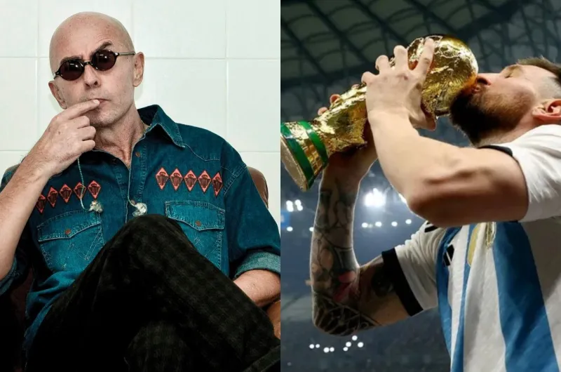 El audio in&eacute;dito del Indio Solari a Lionel Messi: "&iquest;Qu&eacute; tal si gan&aacute;s un campeonato del mundo m&aacute;s?"