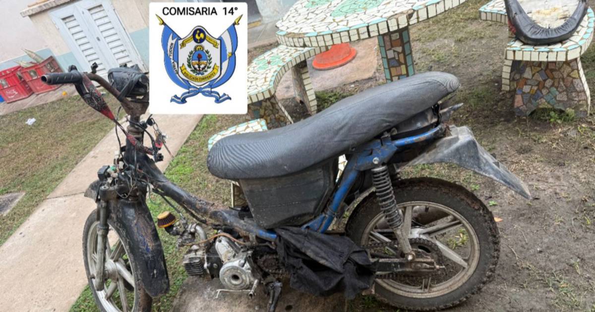 Corrientes: tras hallar una moto en la calle comprobaron que era robada