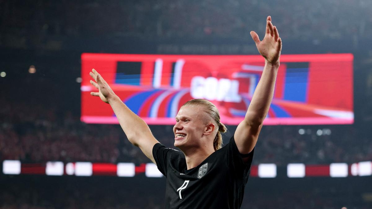 Erling Haaland conquista New Jersey, anota doblete ante Senegal