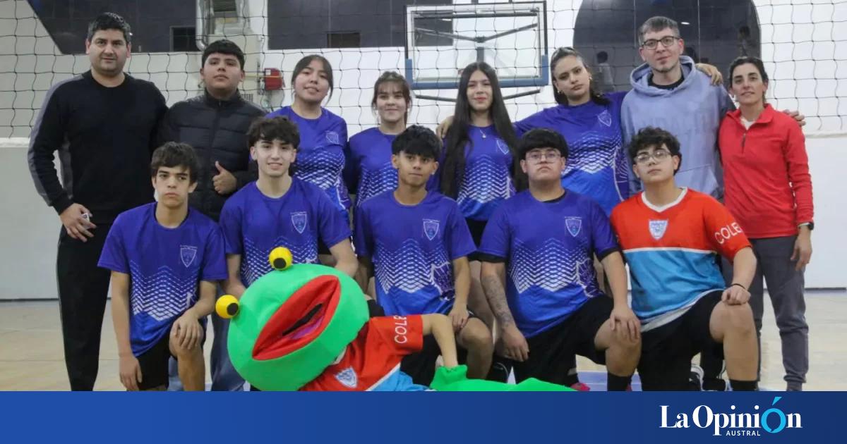 Los Juegos Estudiantiles vivieron una nueva jornada a puro vóley, integración y valores