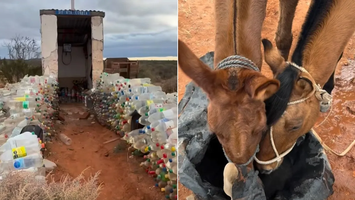 Recorre el país a caballo, se quedó sin agua y la Difunta Correa lo salvó