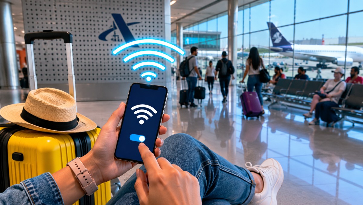 Cómo conectarse al internet gratis del AICM