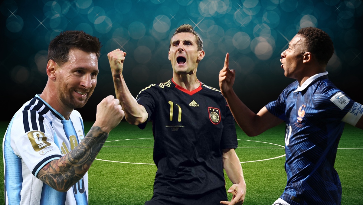 ¿Quiénes son los máximos goleadores en la historia de los Mundiales?