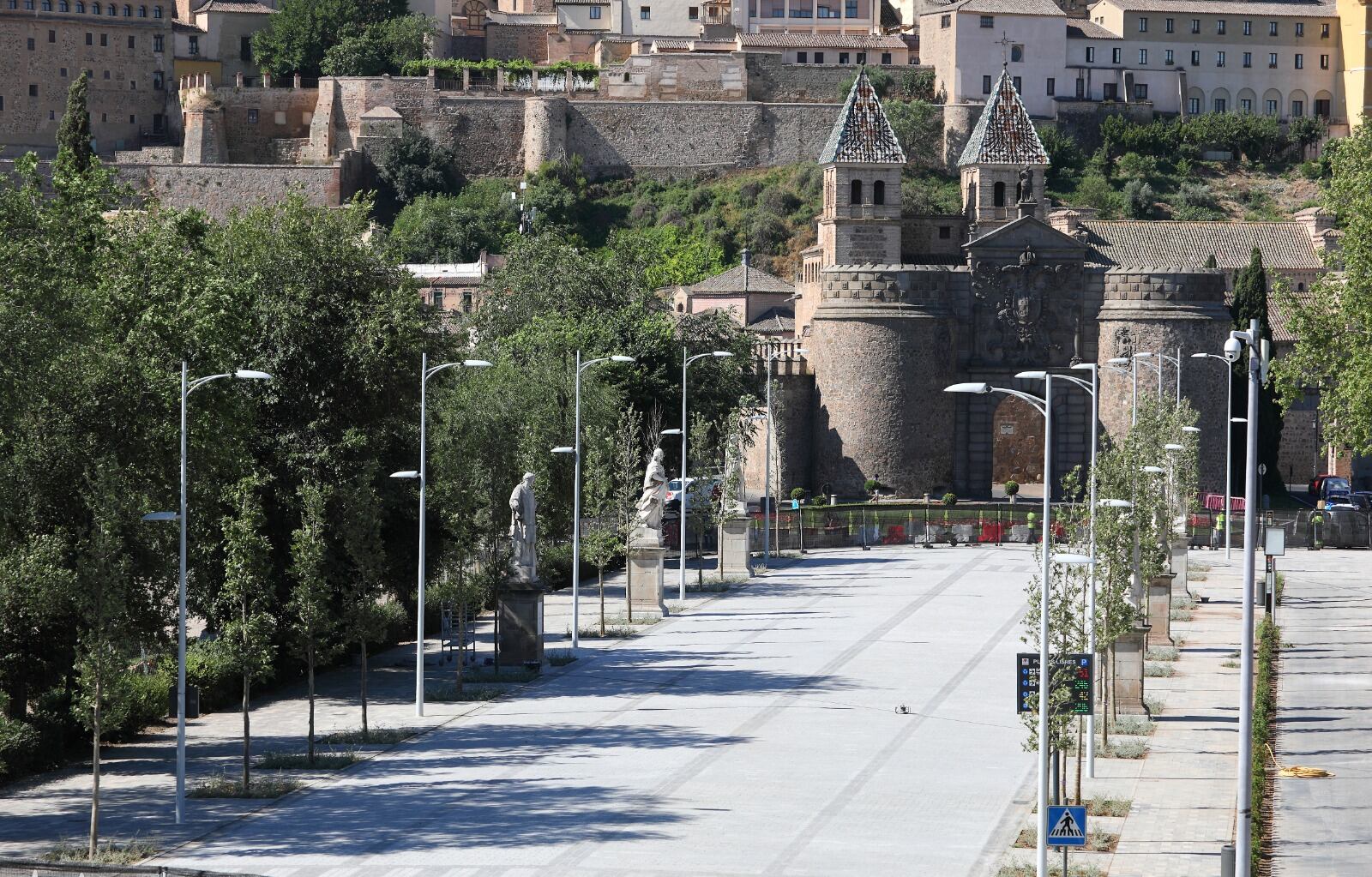 Toledo remodela su principal acceso al Casco Histórico con una entrada "imperial" flanqueada por las estatuas de seis reyes godos y cristianos