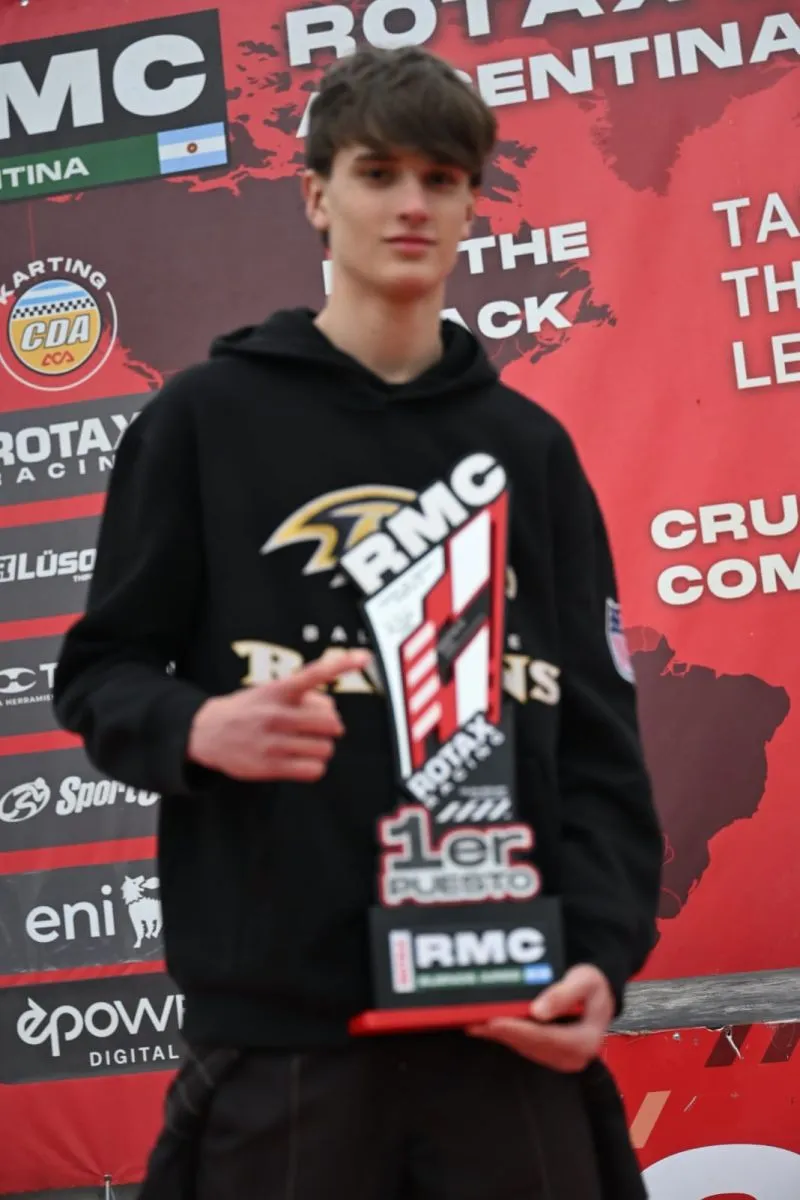 Plocher ganó en Gualeguay y se consagró campeón de la Senior Nacional de la Rotax Bue