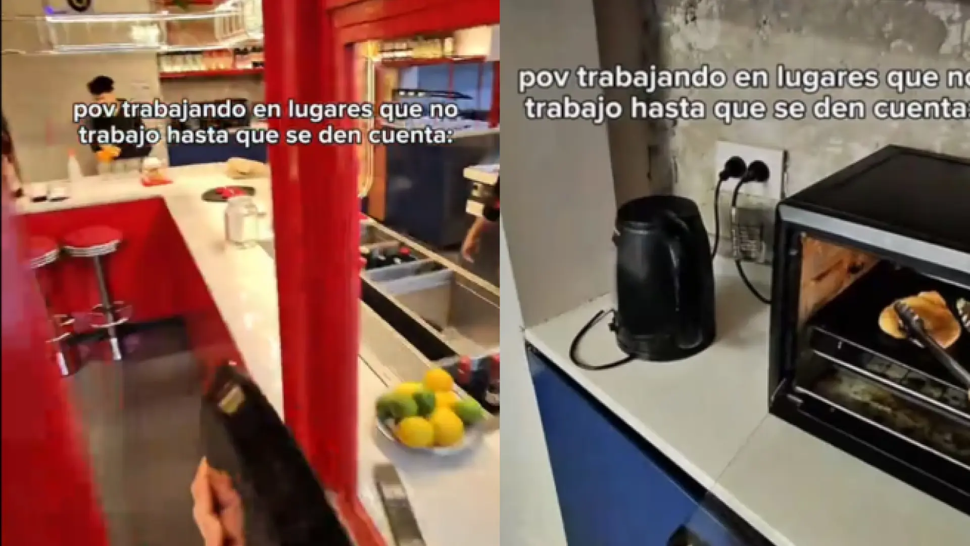Un 'tiktoker' se cuela en una cafetería y finge ser camarero: "Trabajo hay"