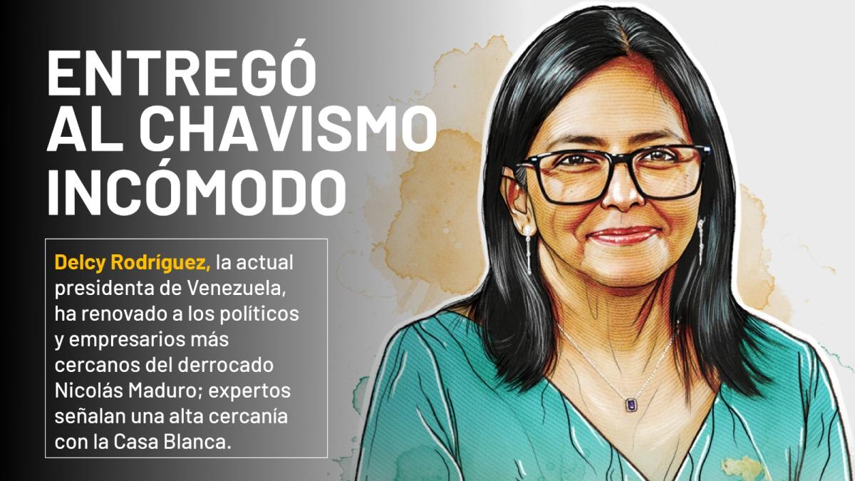 Delcy Rodríguez: la "Tigresa" que pone en charola de plata al chavismo incómodo