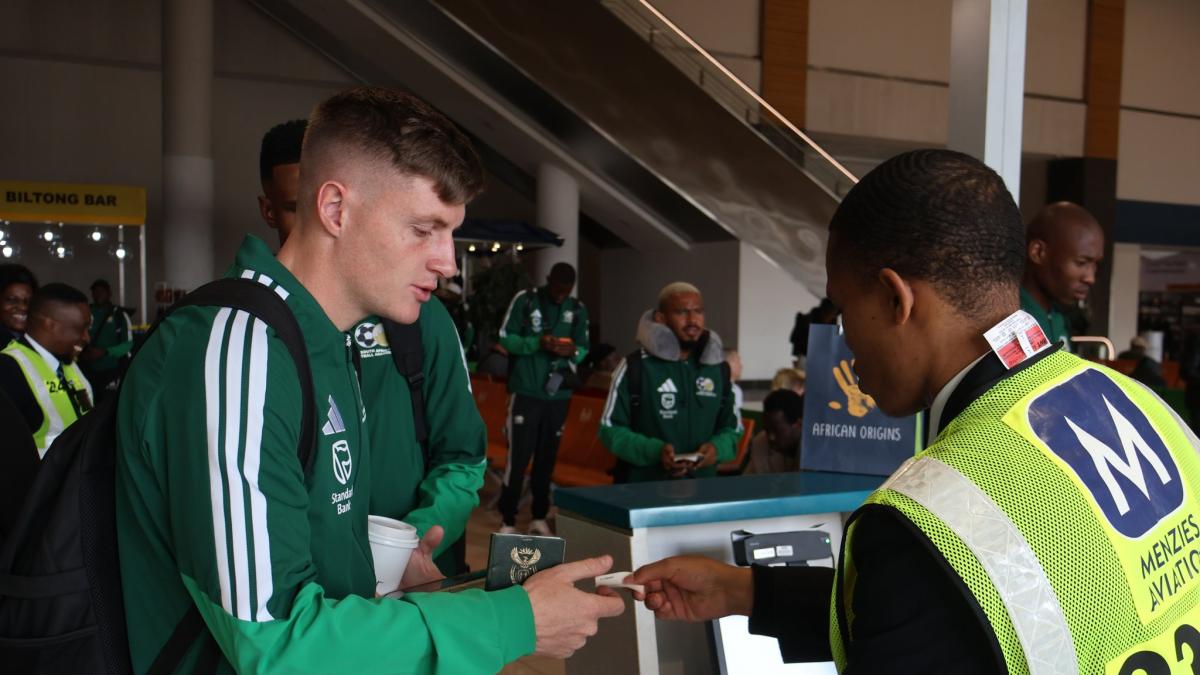 La Selección de Sudáfrica ya está en México para el Mundial 2026