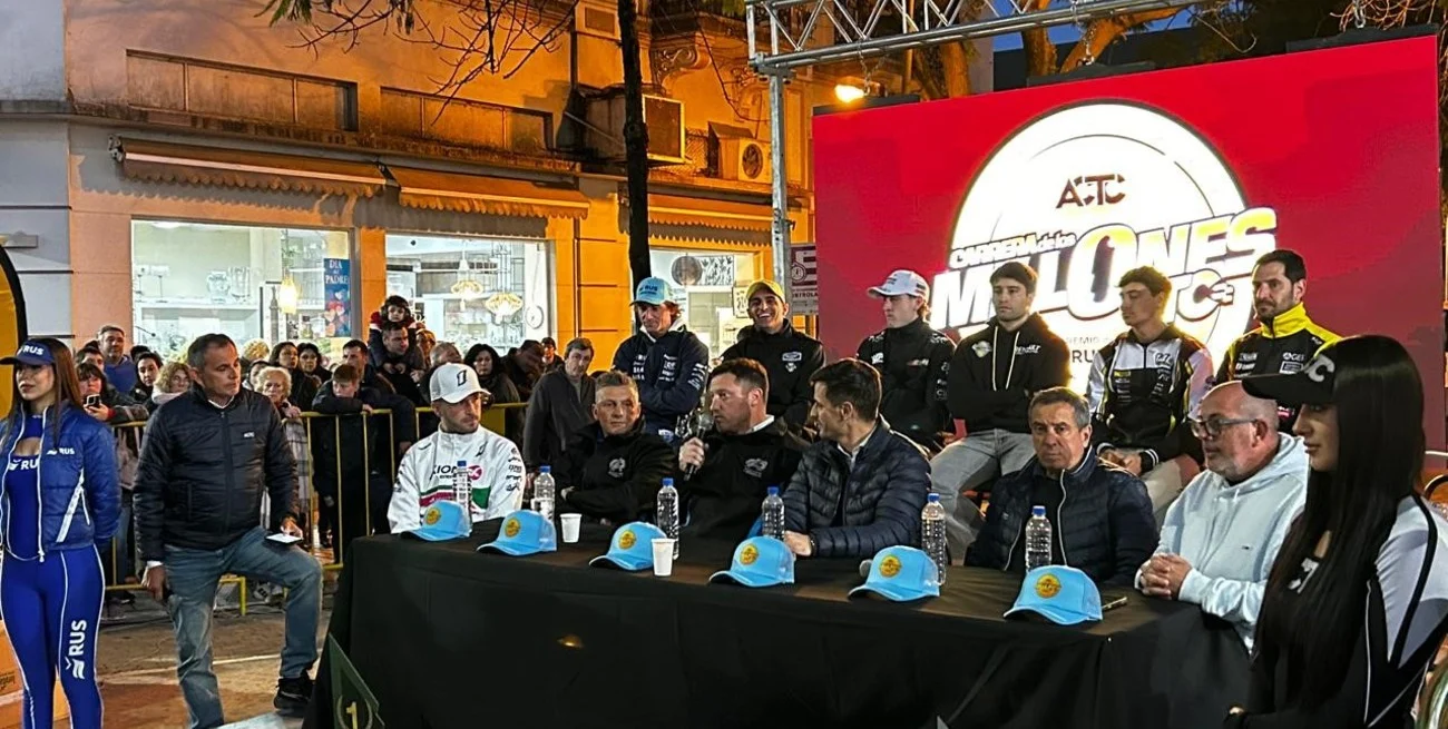 En Rafaela, presentaron la "Carrera de los millones" del Turismo Carretera
