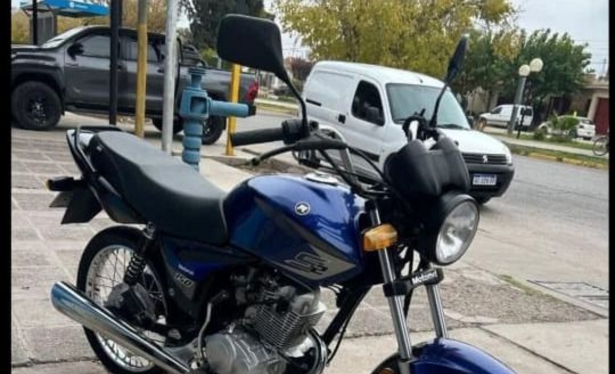 Robaron una motocicleta