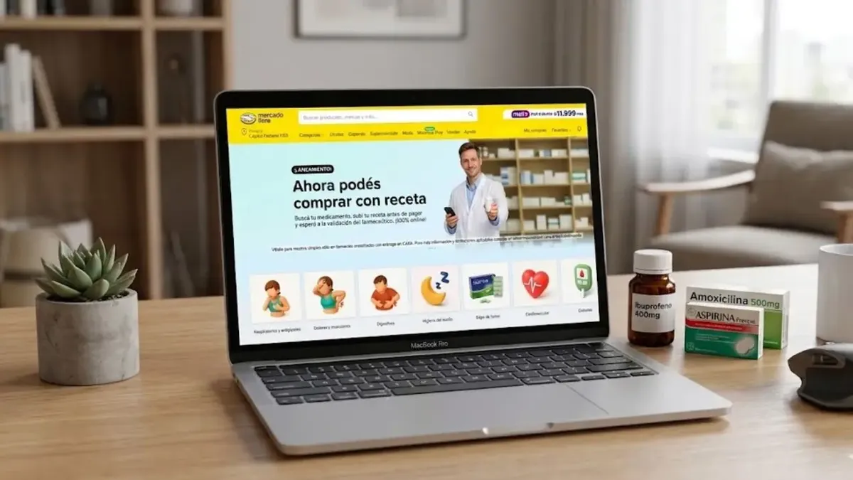 Mercado Libre vende medicamentos con receta: el paso a paso para comprarlos y cómo pedir reintegros