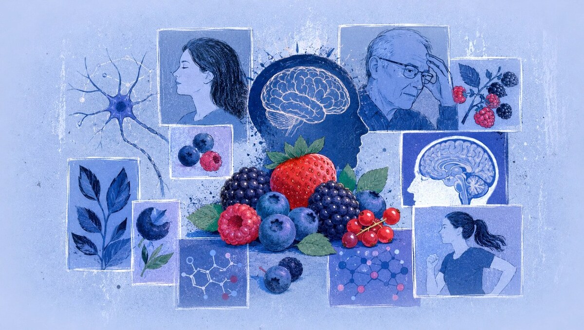 Uvas, arándanos y frambuesas ¿Los mejores alimento para el cerebro?