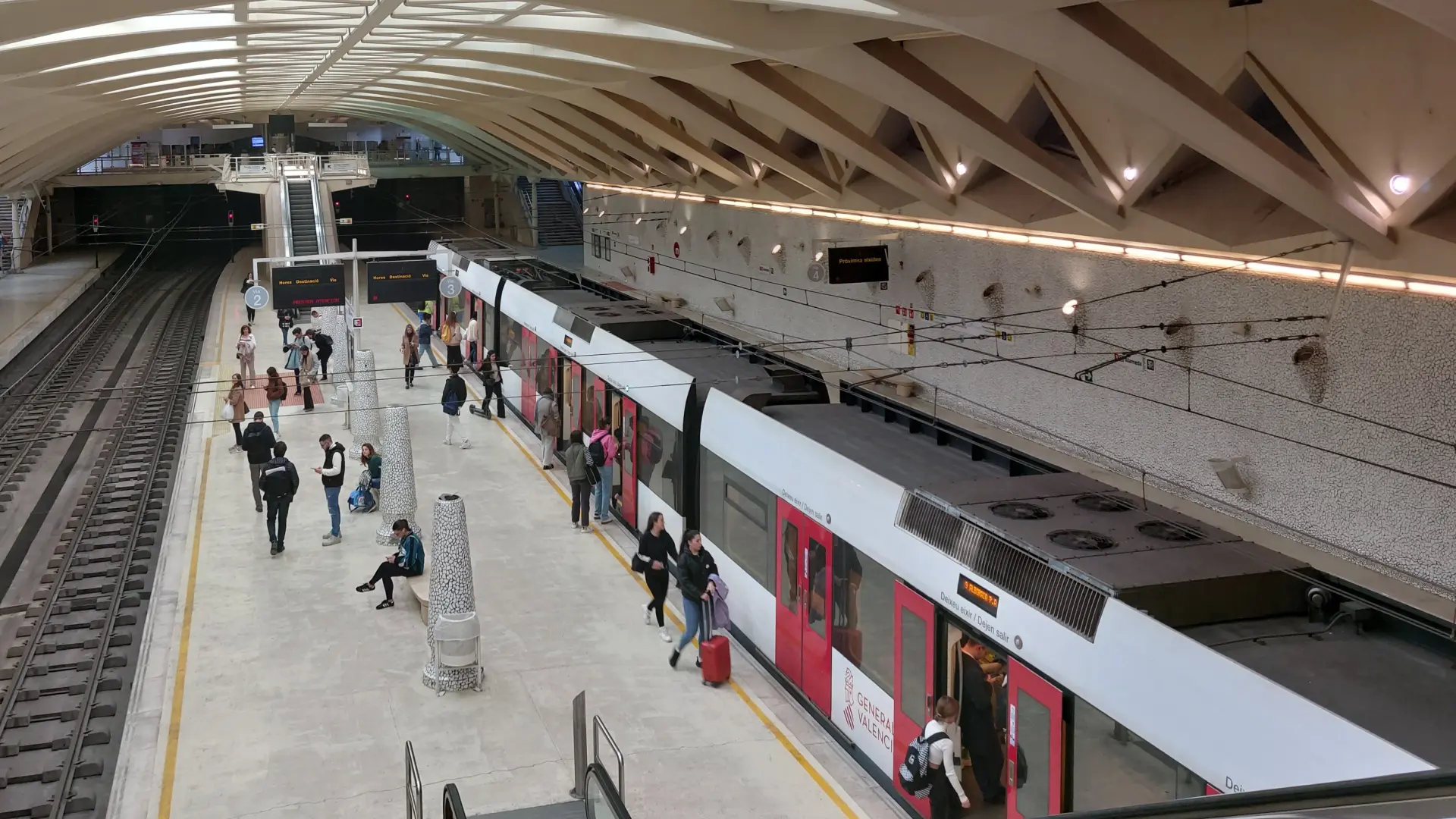 Metrovalencia cortará el servicio entre Alameda y Marítim del 25 de junio al 30 de agosto por obras