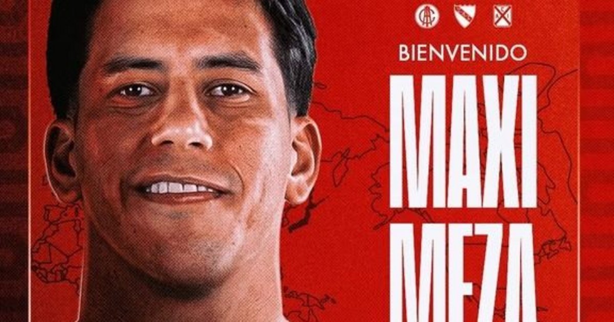 "Maxi" Meza fue oficializado como nuevo jugador de Independiente