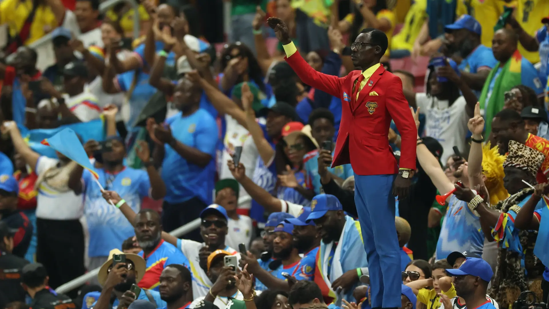 La historia de Lumumba Vea: el aficionado estatua de la RD Congo que reapareció en las gradas del Mundial