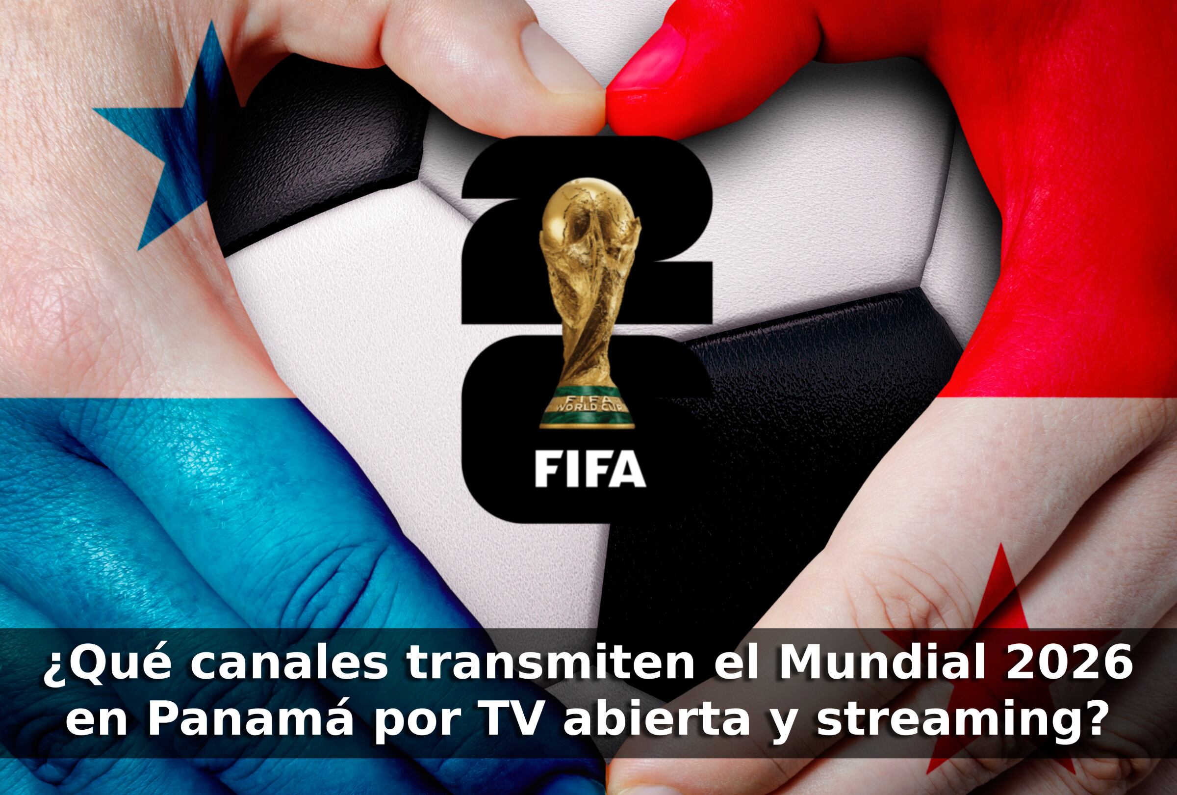 ¿En qué canales de TV se transmiten los partidos de la Copa Mundial 2026 en Panamá?