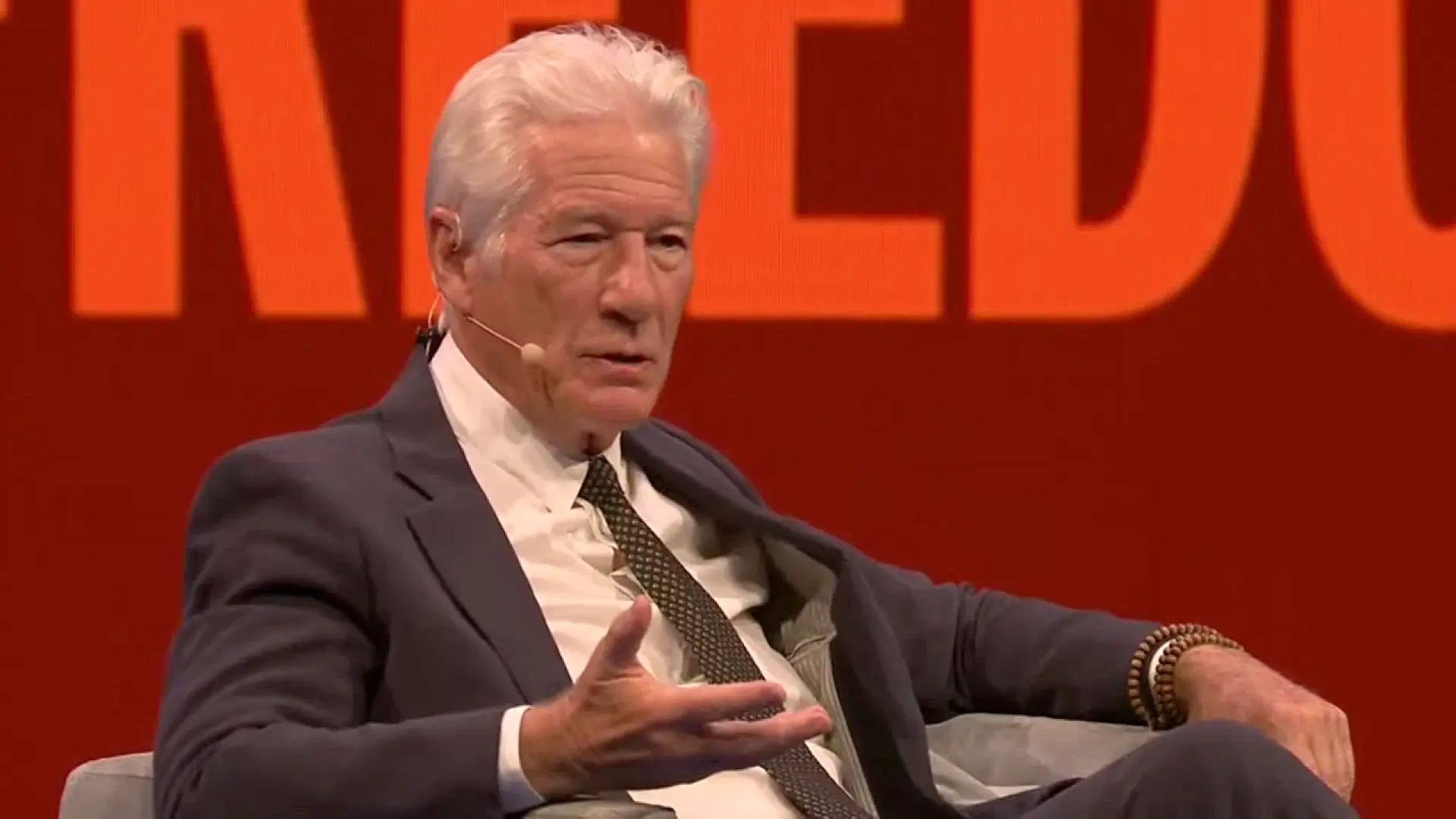 Richard Gere: "¿Quién iba a pensar que un maníaco sería presidente de EEUU?