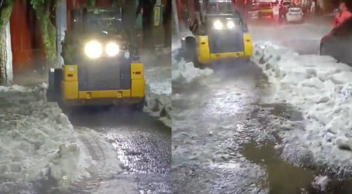 ¿Qué pasó en Cuajimalpa? Así quedó tras fuerte lluvia y granizo