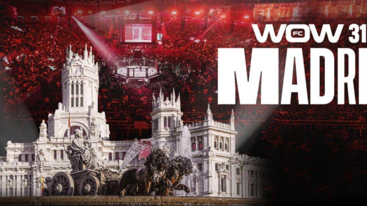 WOW 31 Madrid: dónde y cuándo ver la noche grande de las MMA que vuelve de nuevo al Madrid Arena