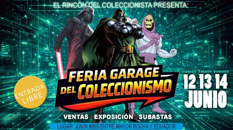 La Feria Garage del Coleccionismo reunirá a fanáticos de Star Wars, Marvel, He