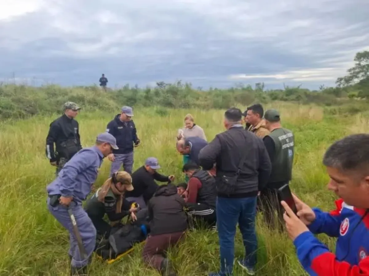 Chaco: un dron policial localizó a un joven que llevaba casi veinte días perdido en el monte