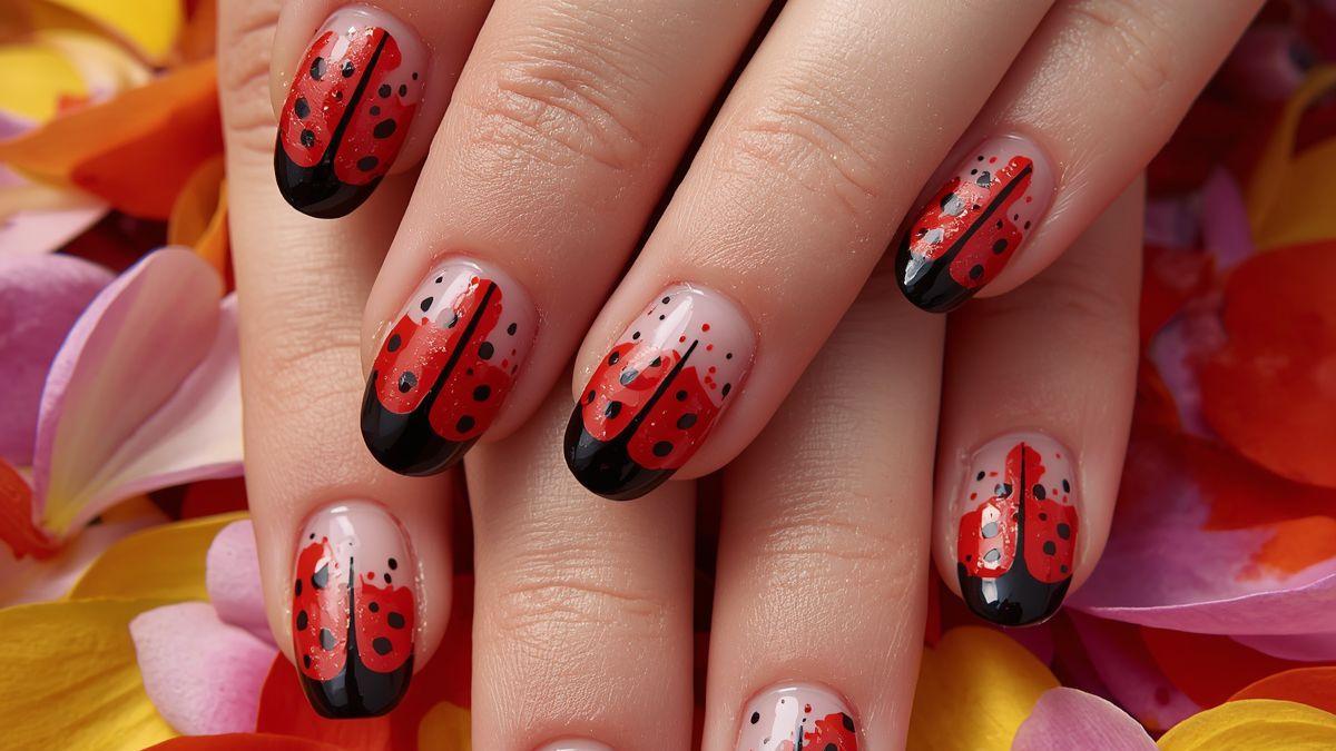Uñas de catarina (Ladybug nails): 5 diseños que te traerán la buena suerte