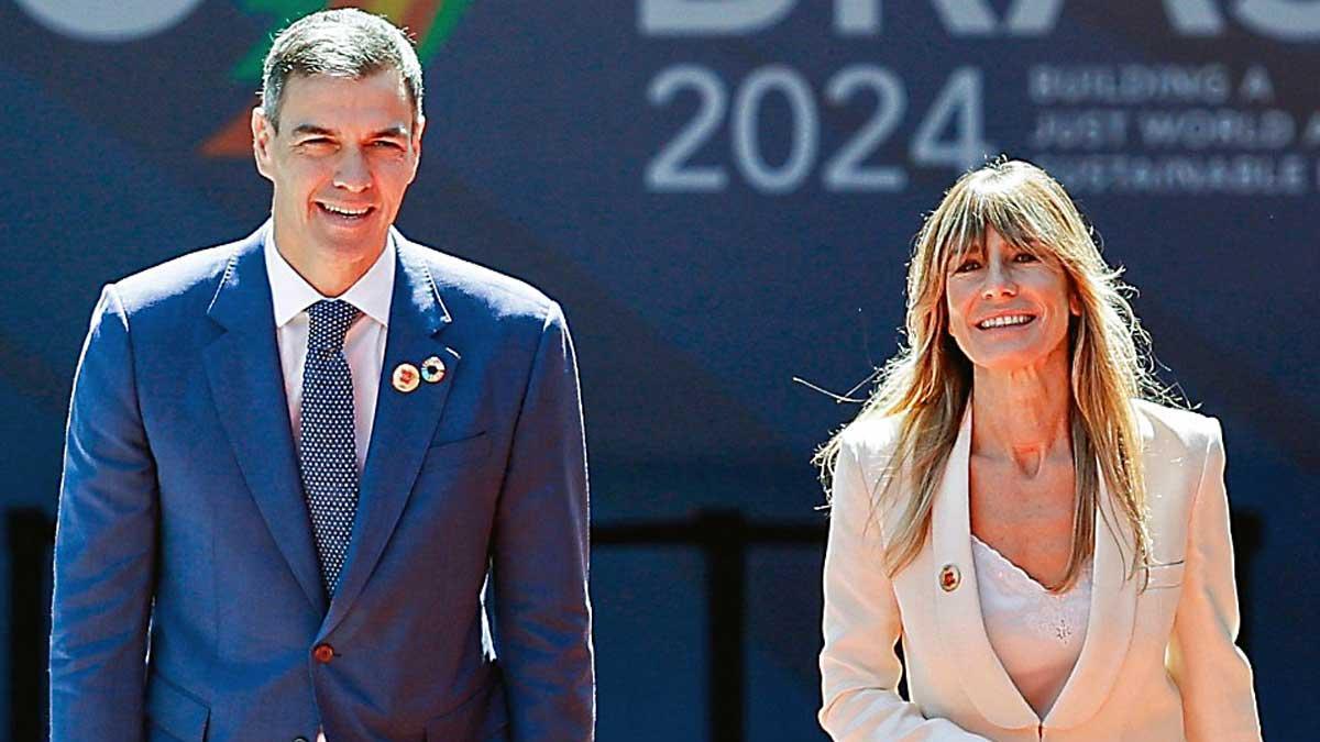 Esposa del presidente de España será juzgada por corrupción; le retiran pasaporte