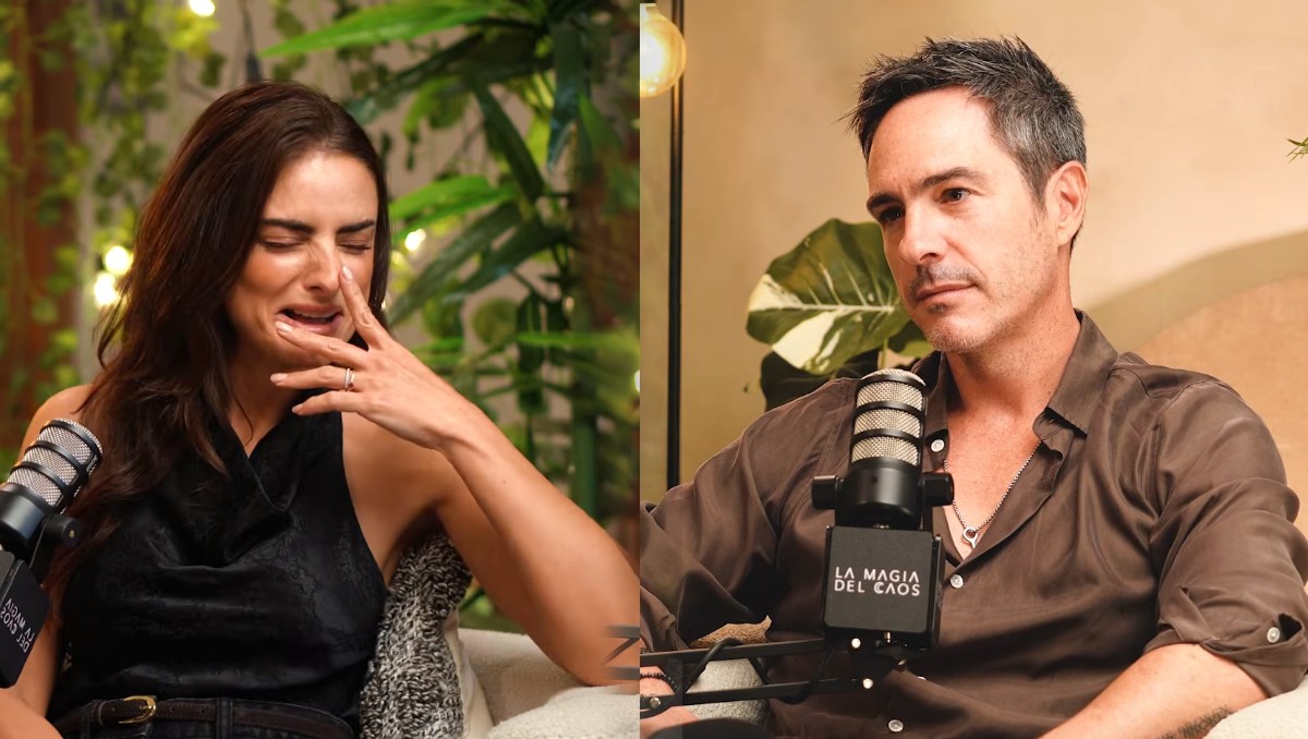 Aislinn Derbez llora con Mauricio Ochmann en entrevista
