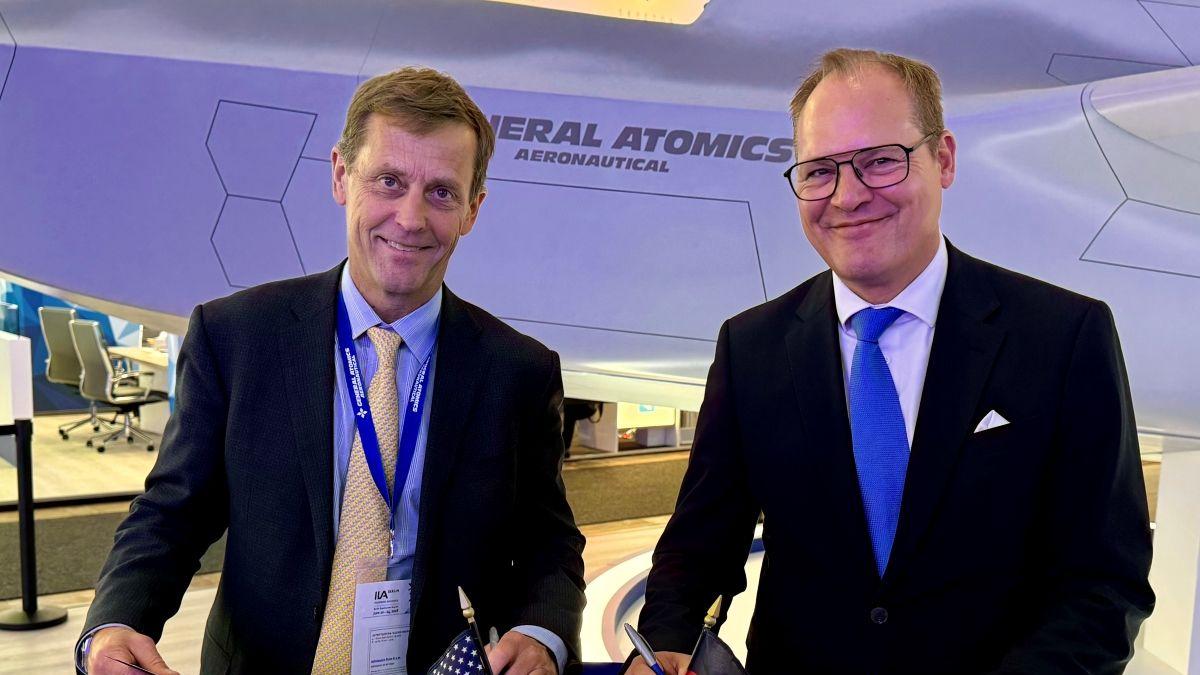 GA-ASI e INTEC Group firman un memorando de entendimiento en ILA Berlín