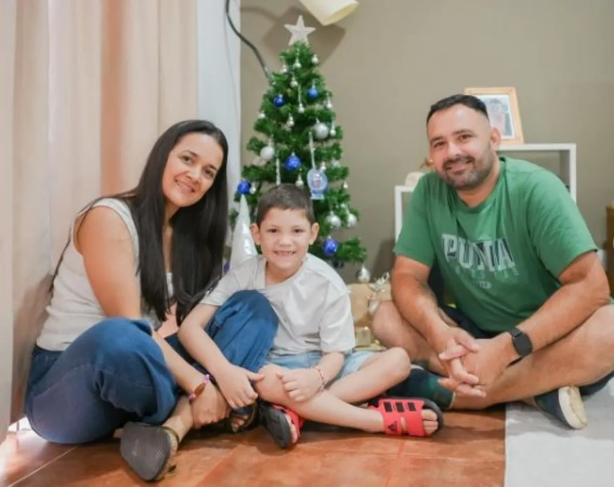 Detectaron un valor residual de leucemia en Santino y se trasladó a Buenos Aires con su familia