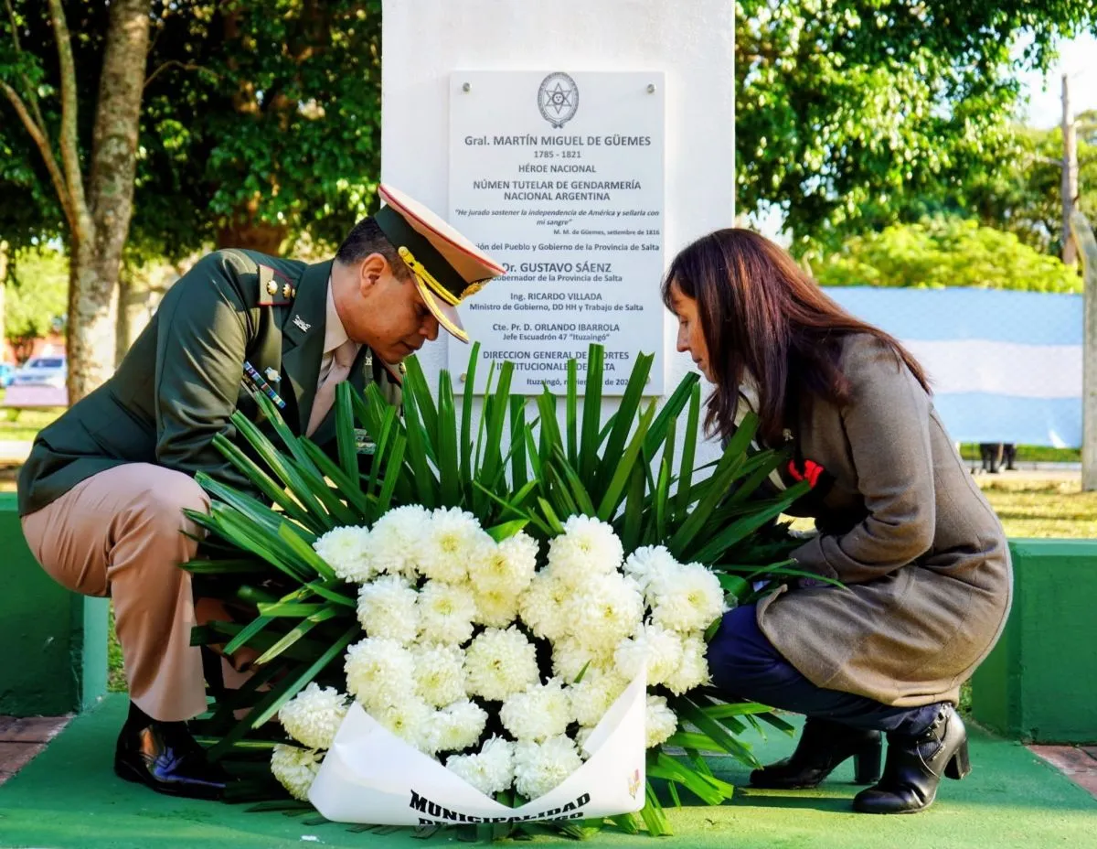 En Ituzaingó recordaron al General Martín Miguel de Güemes