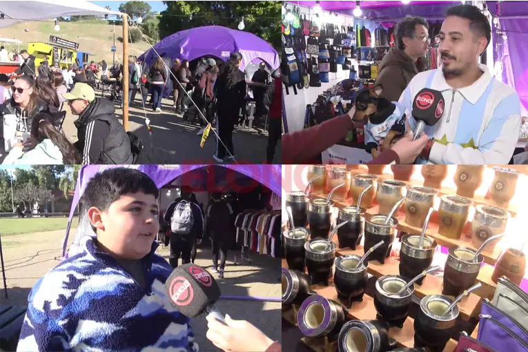 Feria de emprendedores: regalos para papá, gastronomía y hasta una "piedra del éxito" como cábala mundialista