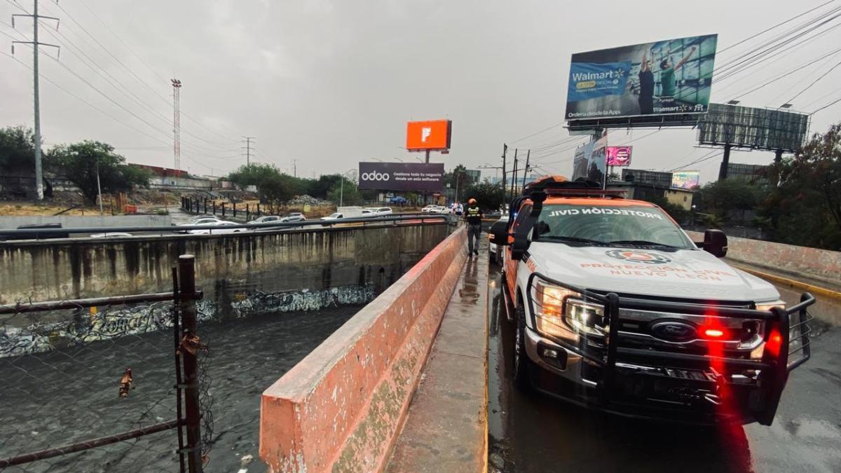Lluvias en Nuevo León dejan una mujer muerta