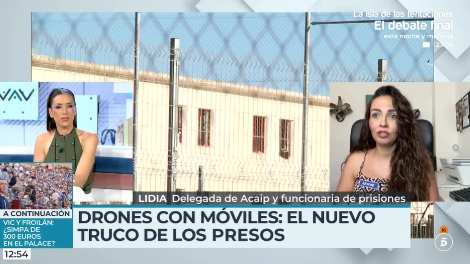 Una funcionaria de prisiones, sobre el uso de drones para introducir móviles y droga: "También pueden meter armas"