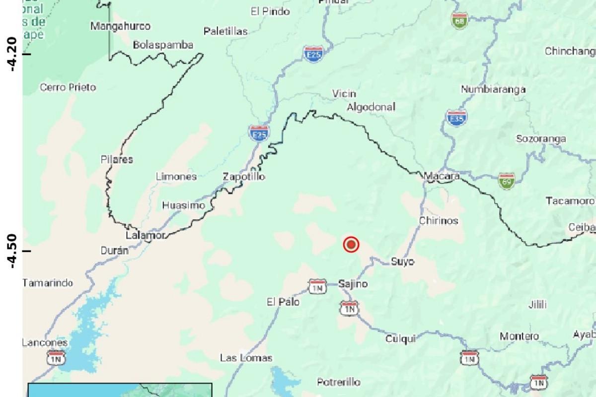 Sismo de magnitud 5.5 alarmó al sur de Ecuador este sábado 13 de junio