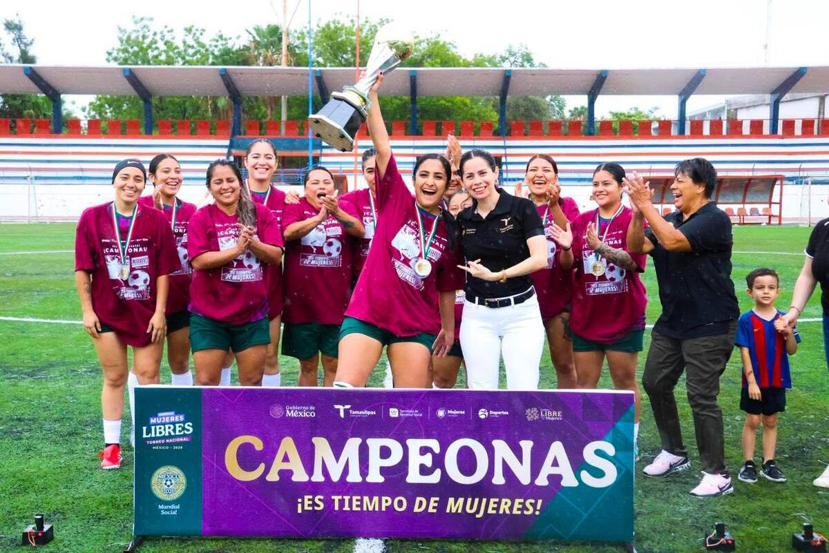 Nuevo Laredo campeón del Mundial Mujeres Libres 2026 en Tamaulipas