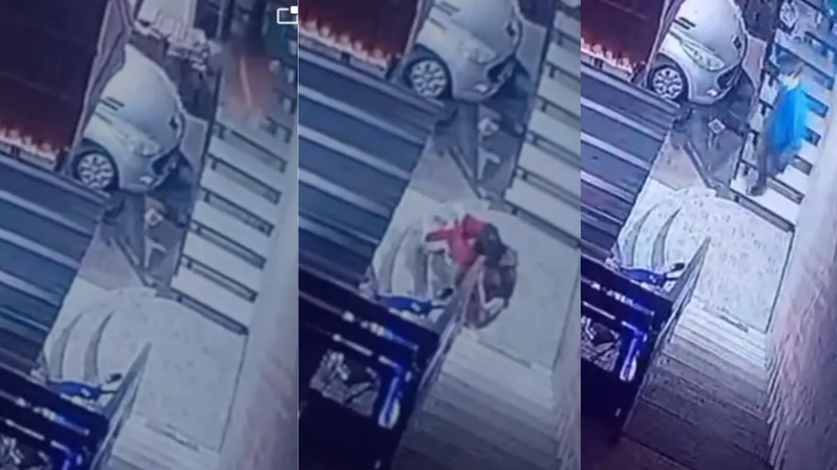 [VIDEO] Así un sanjuanino empujó a su novia embarazada por las escaleras en Rivadavia: detalles de la investigación