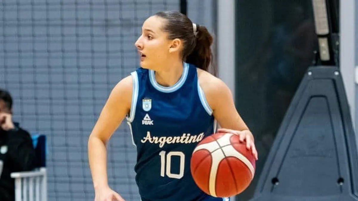 El gran salto de Celina Novatti: la joya que descolló en el básquet sanjuanino y sacó boleto al Mundial con la Selección U18