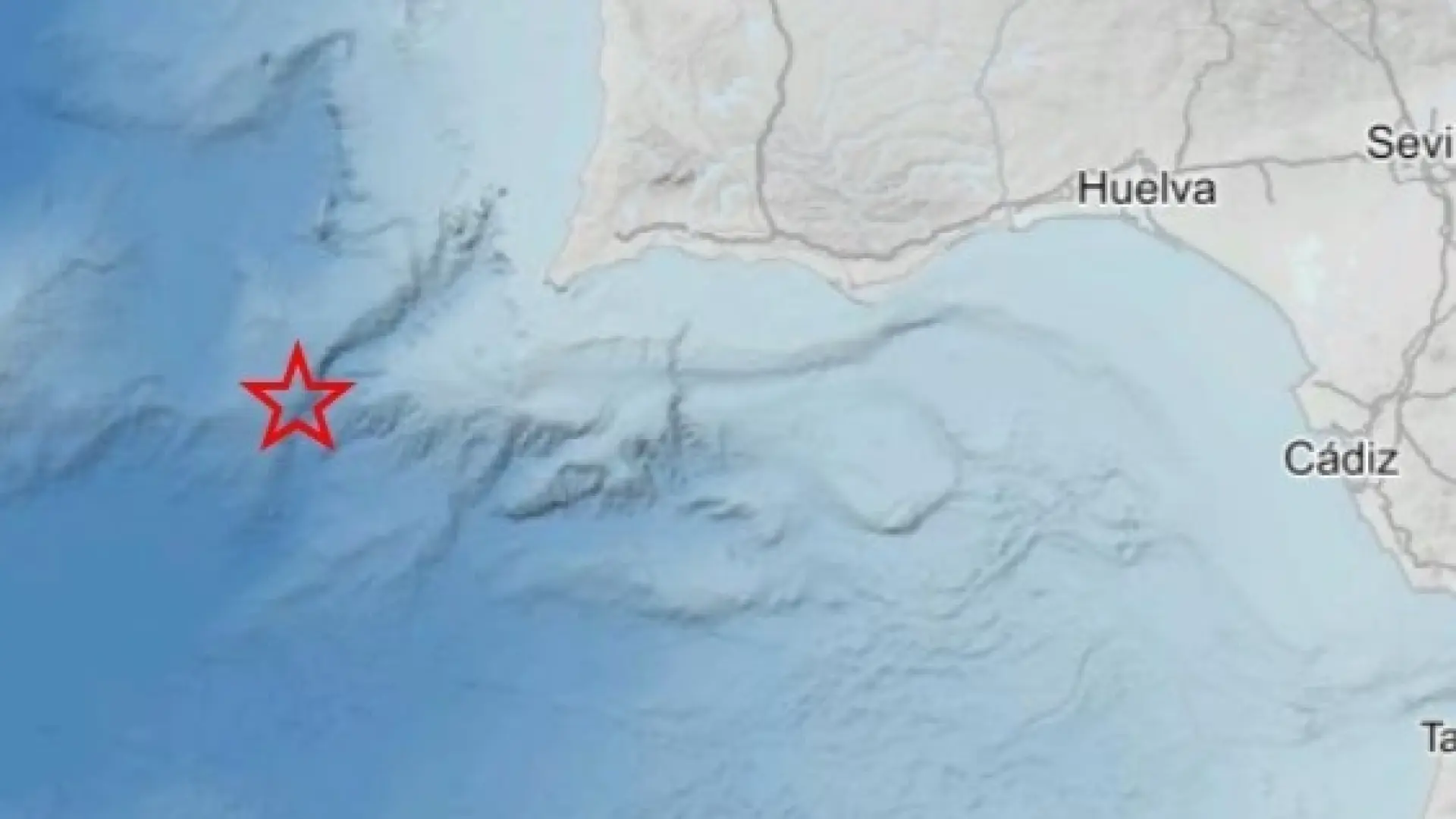 Registrado un terremoto de magnitud 4,3 en las aguas del Cabo de San Vicente en Huelva