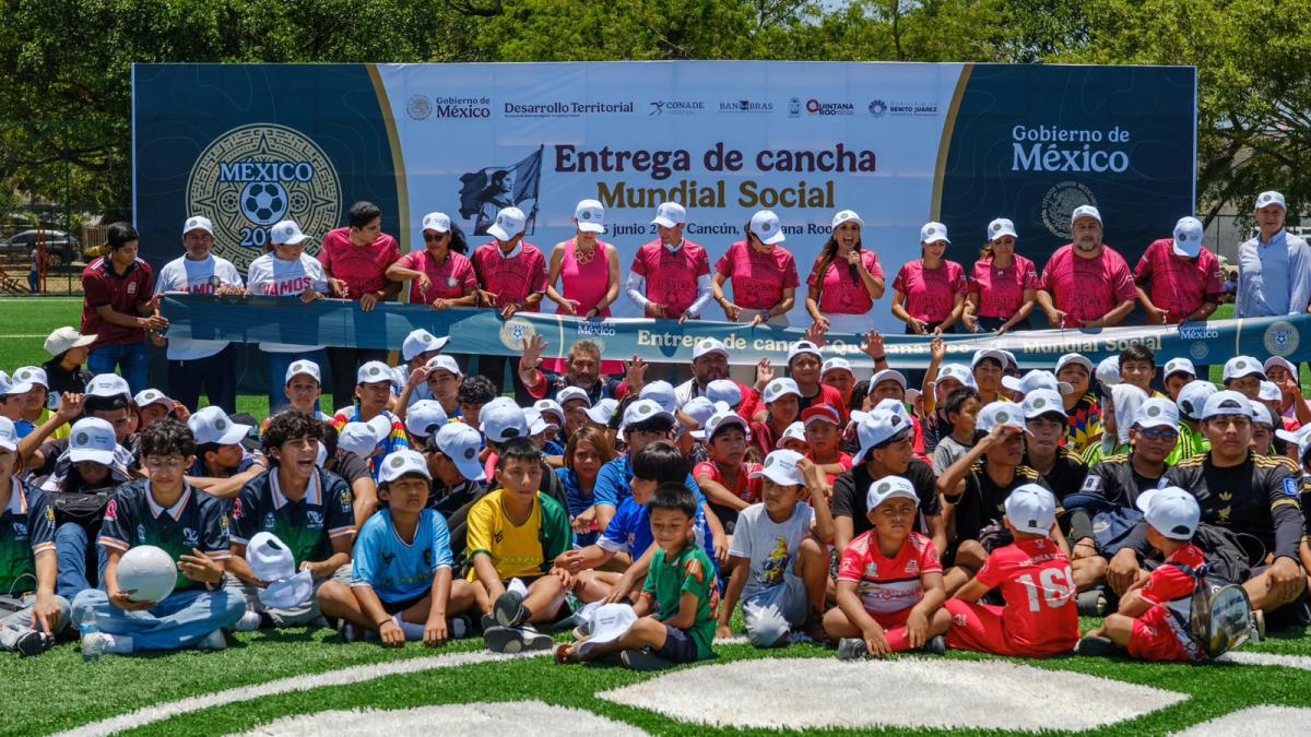 Quintana Roo inaugura 46 espacios deportivos del programa mundial social 2026