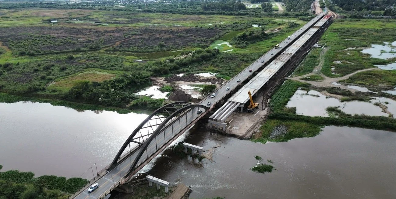 Nuevo Puente Carretero Santa Fe - Santo Tomé: ya es la obra vial más larga del país