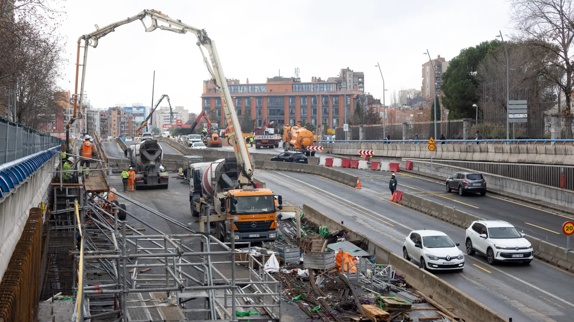 Luz al final del túnel: los vehículos circularán por el túnel soterrado de la A-5 a finales de diciembre