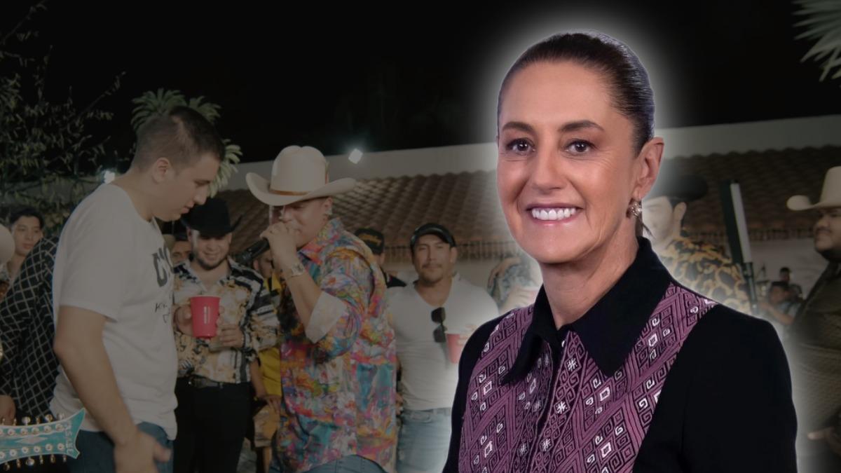 'Ya supérame', ¿qué dice la canción de Grupo Firme que puso Sheinbaum en la mañanera?