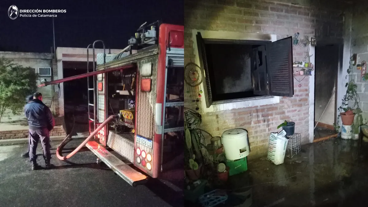 Un incendio destruyó por completo un monoambiente en la zona sur de la Capital