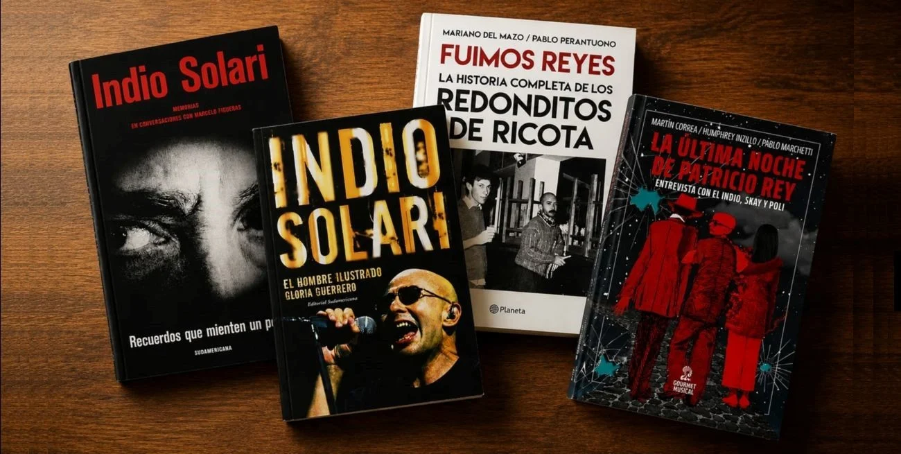 Cuatro libros para entender la leyenda de Los Redondos y el universo del Indio Solari