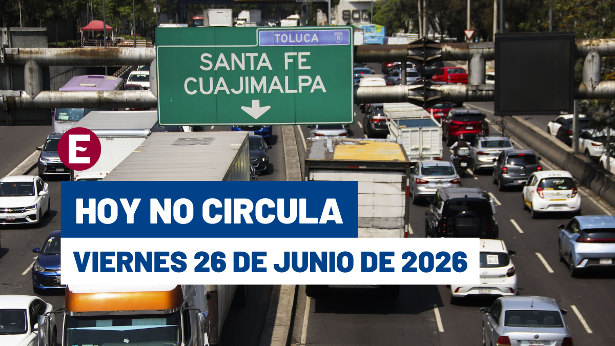Hoy no Circula del viernes deja estacionados a estos autos en CDMX y Edomex