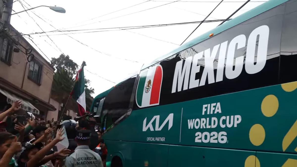 México Vs Ecuador: Así despidieron al Tri en su salida hacia el estadio