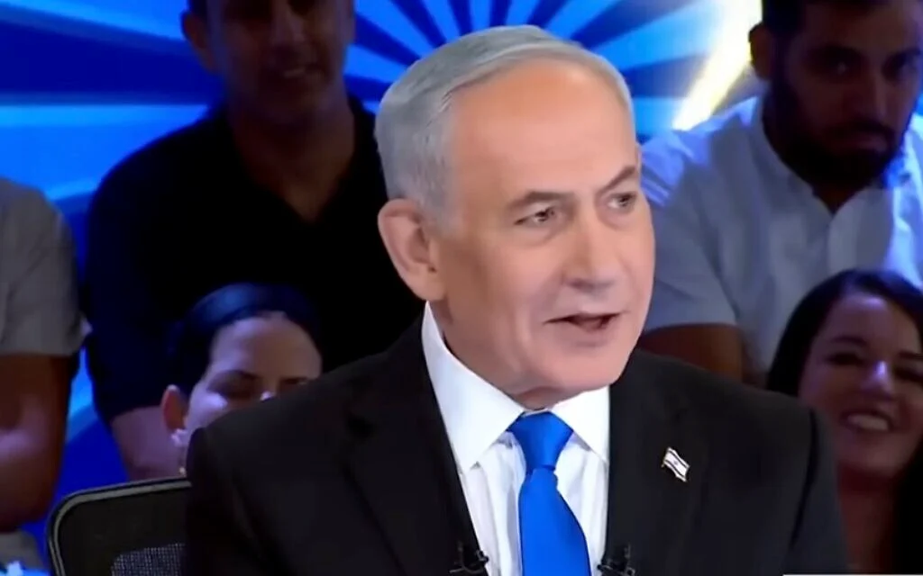Asked how he changed since October 7, Netanyahu jokes that he lost weight