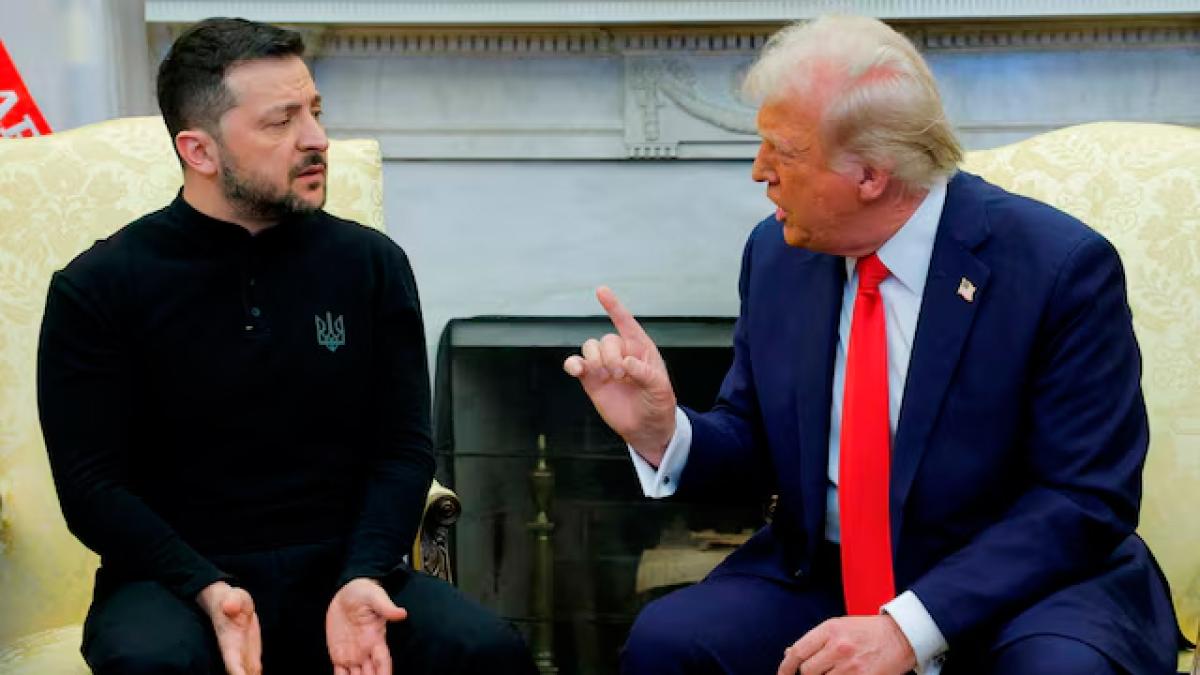 Trump se reúne con Zelenski y... podría restablecer 'pronto' sanciones al petróleo ruso