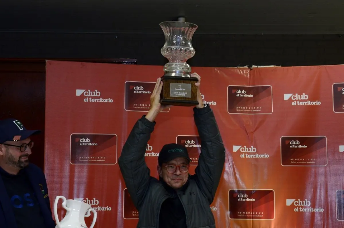 Rodolfo Antueno es el flamante campeón de la Copa El Territorio de golf